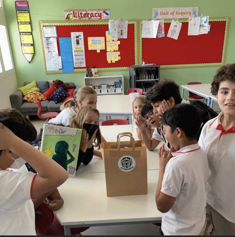 So excited about our collaborative spring reading challenge! Started off with a book sampling at starBOOKs cafe and will end with learners using communication and thinking skills to share their thoughts about the books! <a href="/SISQdoha/">Swiss International School</a> #readingcommunity