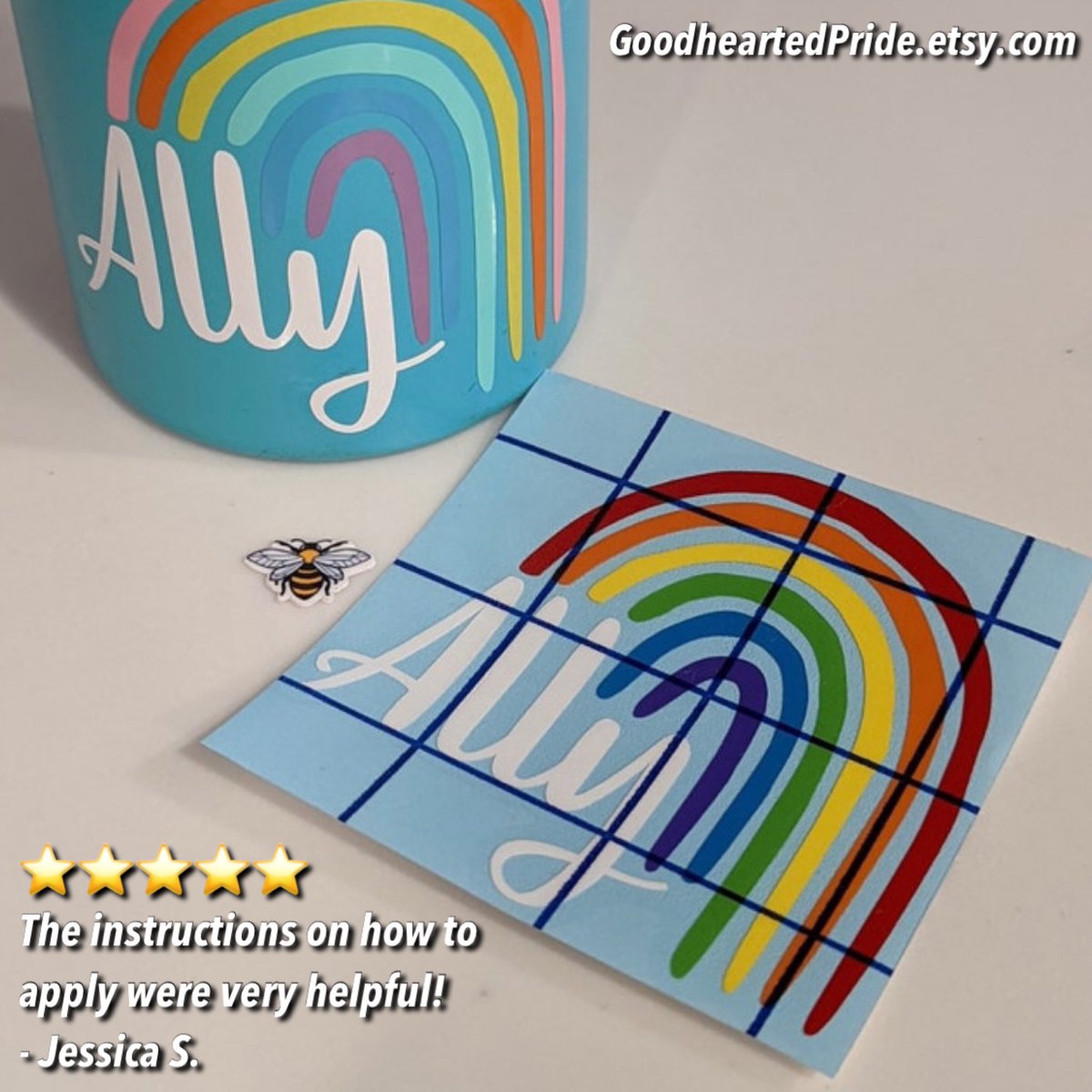 Sam_Goodheart's tweet photo. https://t.co/UbtorDQzZO It’s Feedback Friday! Thank you so much for your gorgeous photo, Jessica! I’m glad it worked out!

#GoodheartedPride #Etsy #Review #Feedback #FeedbackFriday #Rainbow #LGBT #GayPride #SpreadLove #SmallBusiness #SmallBusinessOwner #Ally #Equality #5Stars https://t.co/ImMNamTyeP