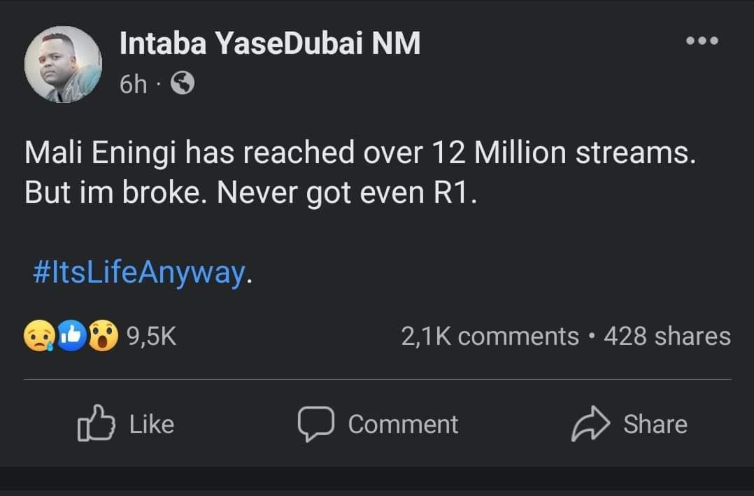 ChrisExcel102's tweet image. Iyakhala intaba there at the Village… 

Ambitious records iphindile futhi.