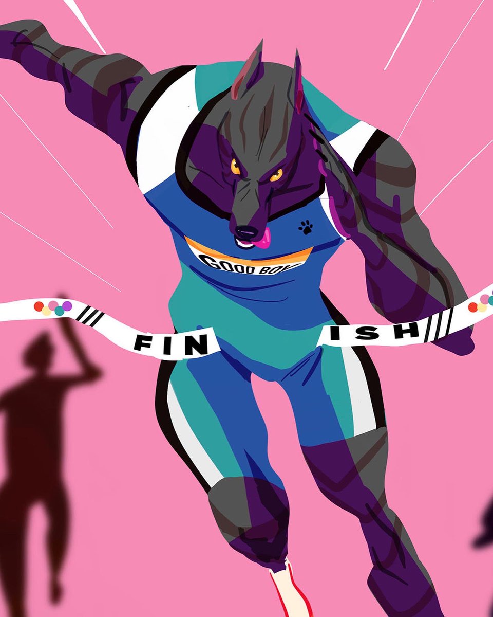 LamaroSmith's tweet photo. Trackhound #procreateart #characterdesign https://t.co/c1Fv5gKkzv
