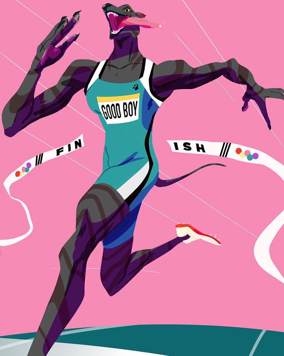 LamaroSmith's tweet photo. Trackhound #procreateart #characterdesign https://t.co/c1Fv5gKkzv