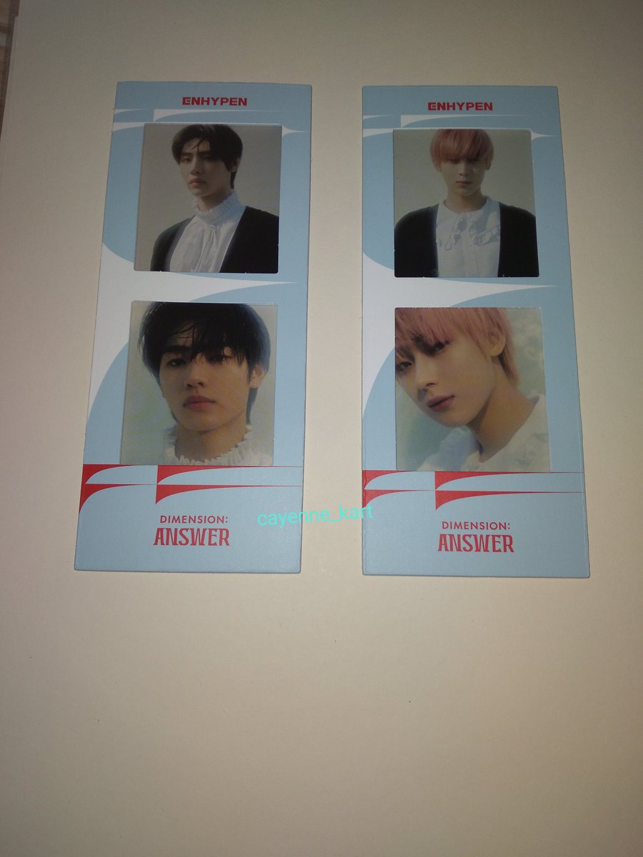 cayenne_kart's tweet photo. wts lfb
Enhypen Dimension Answer Bookmarks (No or yet version)
85 ea

🏷️ Enhypen jungwon heeseung jay jake sunghoon sunoo ni-ki 

#cayenne_kart https://t.co/S4umjRC1tU