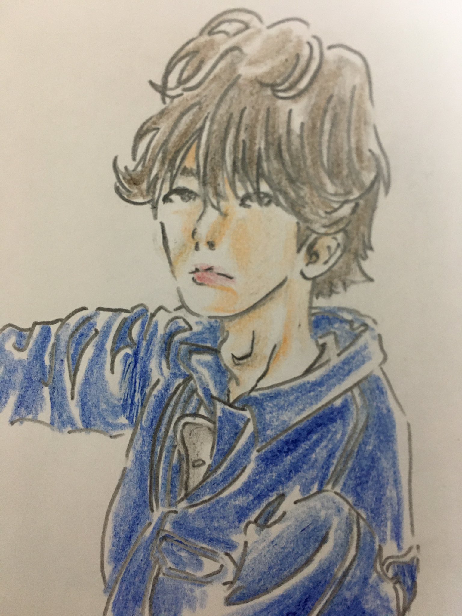 تويتر ノブユキ على تويتر 藤くん 描き直し イラスト 藤原基央 Bumpofchicken 絵描きさんと繋がりたい 音楽好き 似顔絵 T Co Kvdc1ggpu7