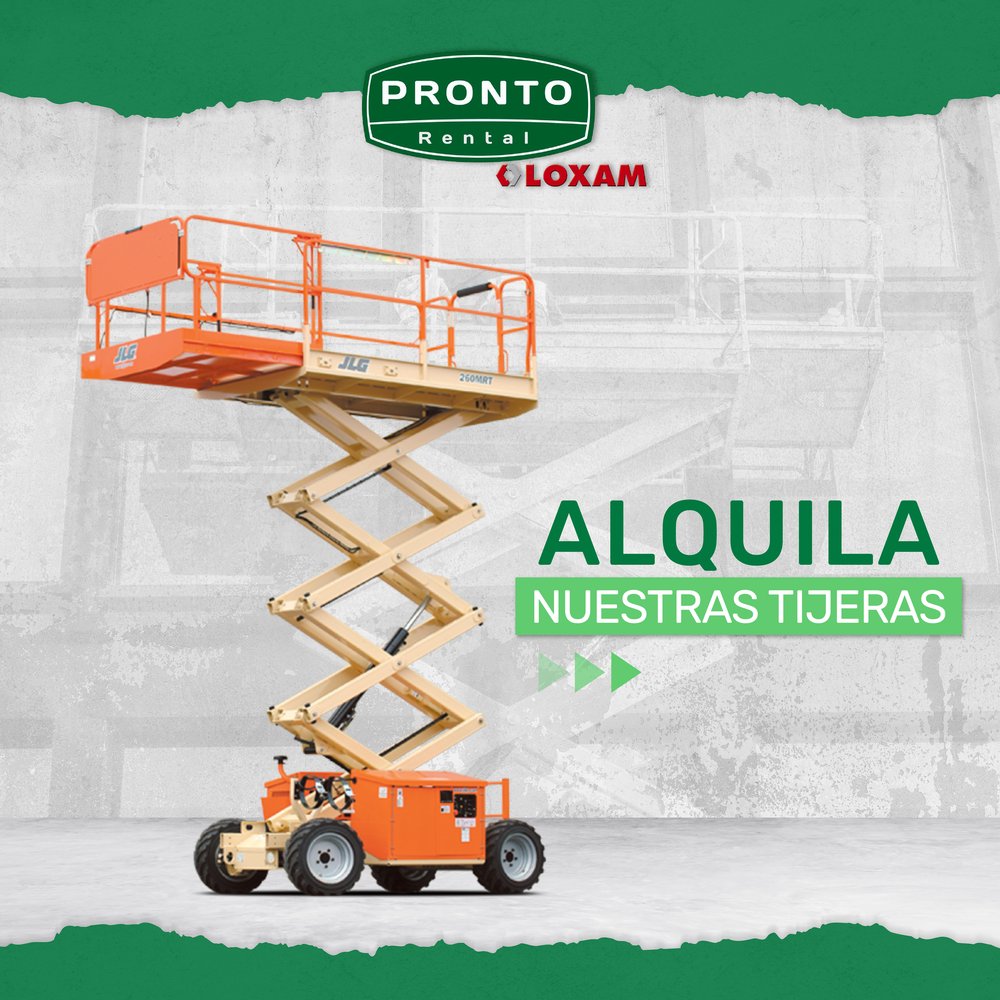 ProntoRentalCo's tweet photo. Nuestras Tijeras tienen una gran capacidad de carga y permiten una zona de trabajo más amplia. Su alto desempeño, ayuda a incrementar la productividad en los proyectos 🚧. Aseguran un incremento en la seguridad del trabajador 👨🏽‍🏭 e incluso, son amigables con el medio ambiente https://t.co/qd6ufay1dC