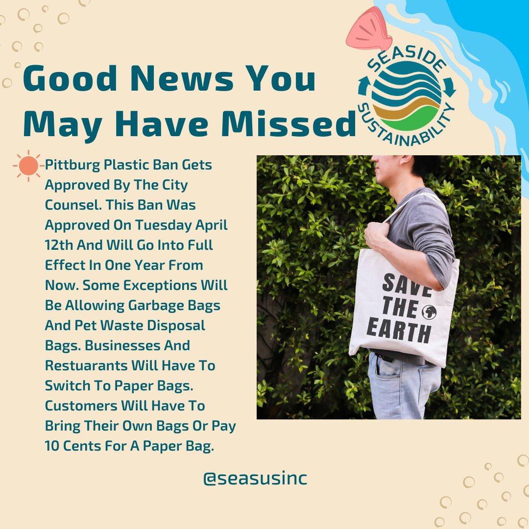 seasusinc's tweet photo. Everyday Allows For Better Choices So Let Us Celebrate The Good News From This Week! 🌎💚
#SeasideSustainability #Sustainability #Environment #SaveOurPlanet #GoodNews #Recycle #Reduce #PlasticFree #LimitWaste #Plastic #SaveThePlanet #EndangeredSpecies https://t.co/mhXSEyJY6N