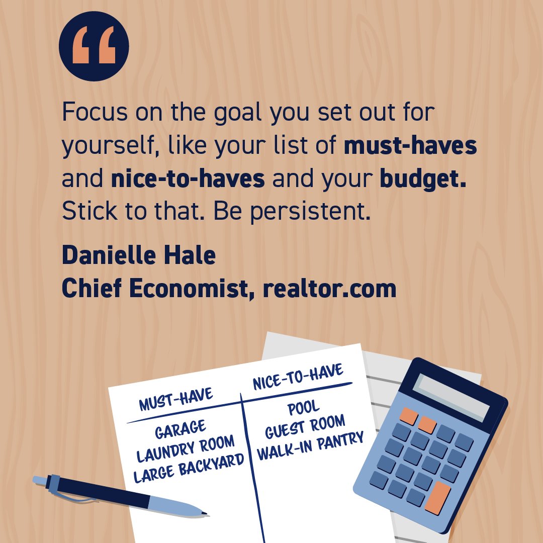 JoeHerbertAgent's tweet photo. In today's housing market, buyers are competing over a limited number of homes. To help you prepare and go into your search with clear goals, list out your nice-to-haves and must-haves and stick to your budget. Then...
#firsttimehomebuyer

From the team at https://t.co/7djv5CgEyf https://t.co/TMADvlsSHe