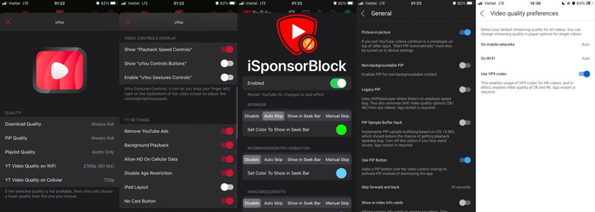 AbdallaAlnaeb's tweet photo. 🔴اداة لليوتيوب 
uYouPlus 🛠 v1.0.3
The best tweak for the YouTube app
-حفظ الفيديو بدقة عالية 
-حفظ الفيديو كصوت فقط
-اختيار جودة التنزيل
وغيرها 
🔸السورس https://t.co/F6wiEBztje
🔹ملف deb
https://t.co/6rbp0R6qcj https://t.co/982b5RNgNq