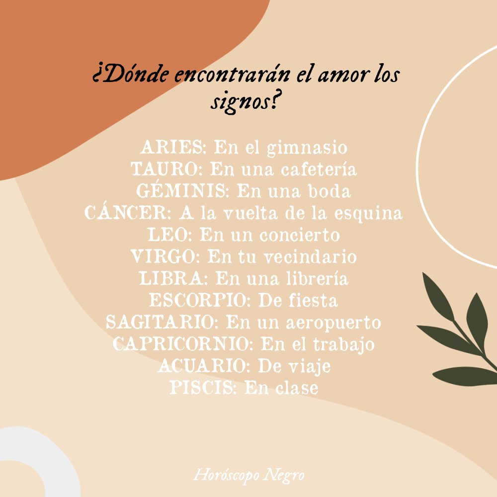 horoscoponegro's tweet photo. ¿Dónde encontrarán el amor los signos? 🔮 https://t.co/ayIJ2u9TQR