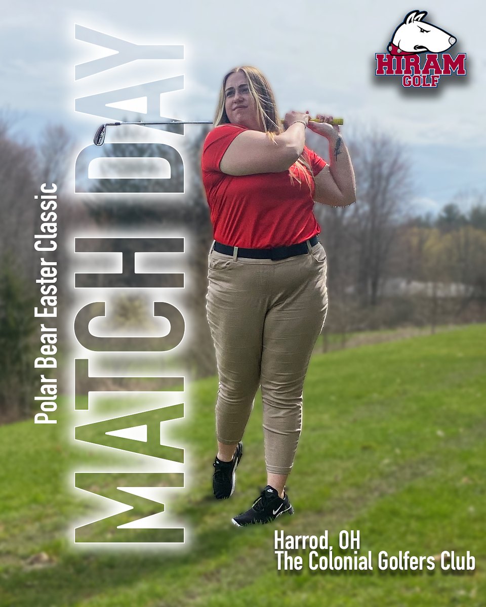 Hiram College Athletics (@hiram_athletics) on Twitter photo 🏌️ IT'S MATCHDAY‼️ 🏌️♀️
<a href="/HiramGolf/">Hiram College Golf</a> hits the links for the Polar Bear Easter Classic!!!
⏰: 11:00 a.m.
⛳: The Colonial Golfers Club
📍: Harrod, Ohio 🏌️ IT'S MATCHDAY‼️ 🏌️♀️
<a href="/HiramGolf/">Hiram College Golf</a> hits the links for the Polar Bear Easter Classic!!!
⏰: 11:00 a.m.
⛳: The Colonial Golfers Club
📍: Harrod, Ohio