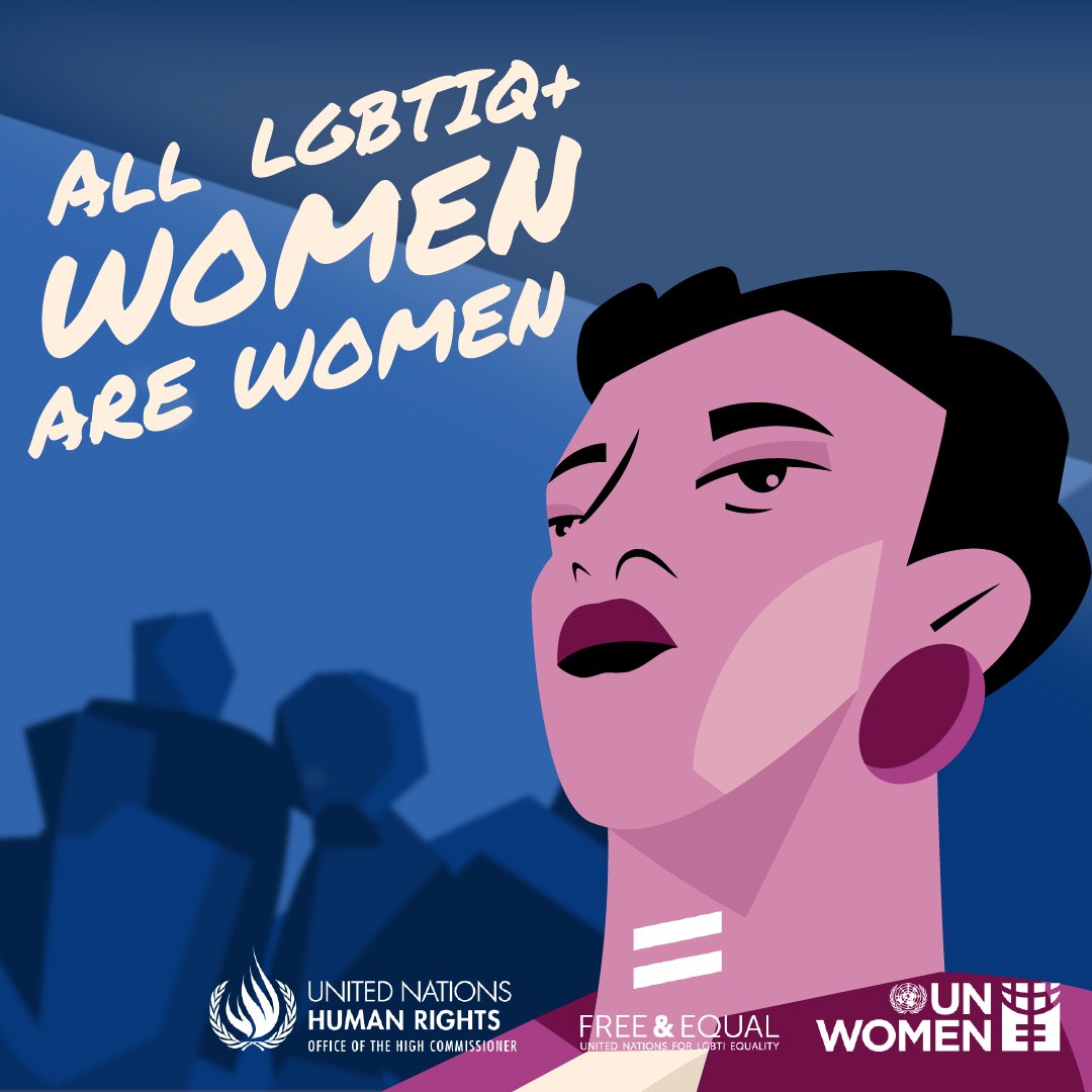 free_equal's tweet image. True gender equality can only be achieved if we respect, value, and celebrate the immense diversity of women and ensure that all women and girls are free to be themselves and fulfil their full potential. Join us and take a stand with #LGBTIQ+ women everywhere! #AllWomen