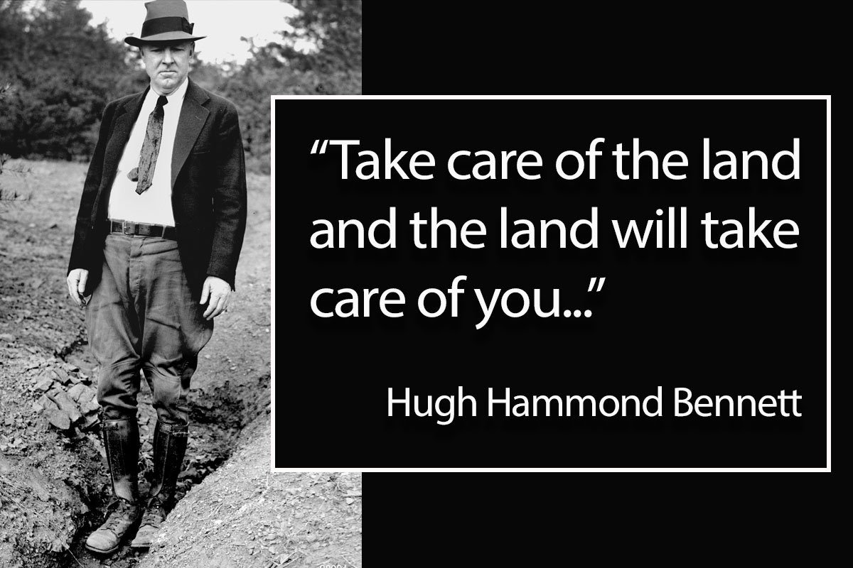 Happy 141st birthday to Hugh Hammond Bennett, blueprint designer of Soil and Water Conservation Districts, founder of the Soil Conservation Society, and first Chief of the Soil Conservation Service, which became NRCS. Learn more about his legacy:  youtube.com/watch?v=G78ihu….
