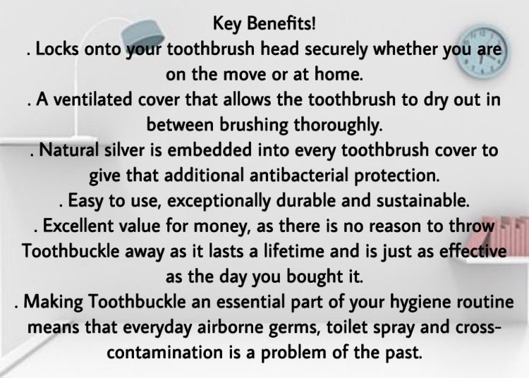 ToothbuckleInfo's tweet photo. Reminder of the key benefits! #toothbuckle #keybenefits https://t.co/inPijny6mM