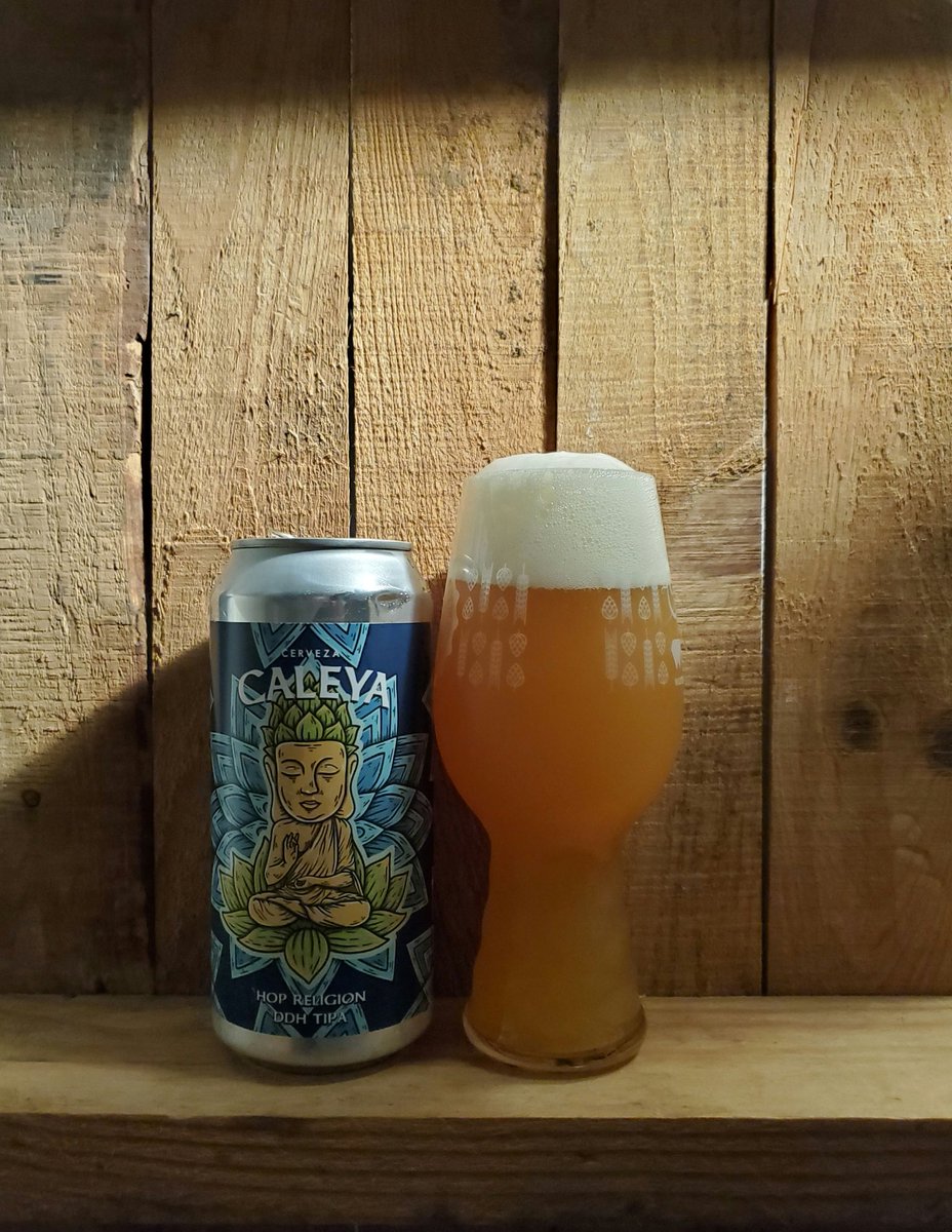 BeerExperiences (@beerexperiences) on Twitter photo Cerveza Caleya - Hop Religion
Style: Triple NEIPA
ABV: 9.5%
Langreo, #asturias
Untappd: 4.26/5
Primera Triple IPA, un batido de lúpulo con una textura sedosa.
Lúpulos: Cryo Azacca, Mosaic y Bru-1.
#drinklocal #CraftBeer #beerexperiences #tipa #beertime #beeroftheday #beergeek Cerveza Caleya - Hop Religion
Style: Triple NEIPA
ABV: 9.5%
Langreo, #asturias
Untappd: 4.26/5
Primera Triple IPA, un batido de lúpulo con una textura sedosa.
Lúpulos: Cryo Azacca, Mosaic y Bru-1.
#drinklocal #CraftBeer #beerexperiences #tipa #beertime #beeroftheday #beergeek
