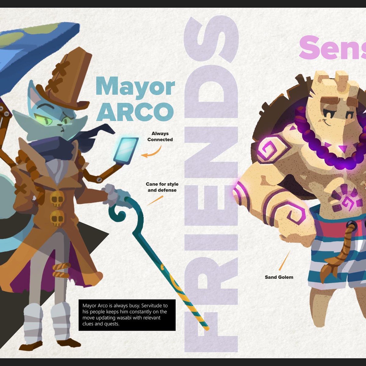 brybellringer's tweet photo. #NPC sheet - This was some of my favorite #characterdesign to work on back in the day. Being able to bring together a kawaii aesthetic with thoughtful design is always the goal! https://t.co/HlfbQpCQbs