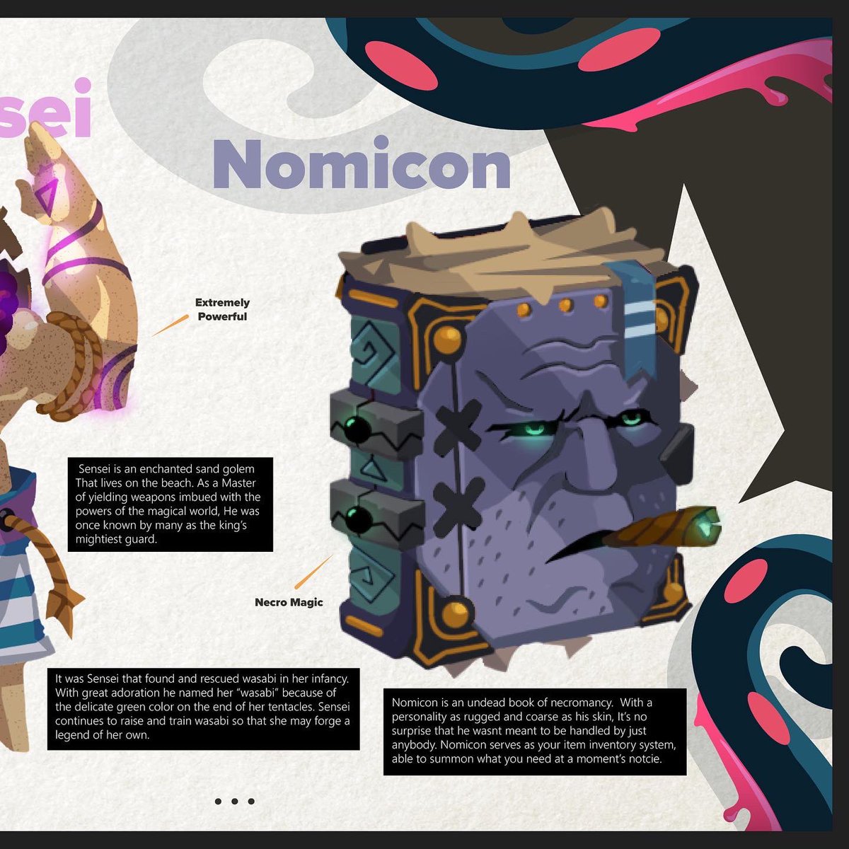 brybellringer's tweet photo. #NPC sheet - This was some of my favorite #characterdesign to work on back in the day. Being able to bring together a kawaii aesthetic with thoughtful design is always the goal! https://t.co/HlfbQpCQbs