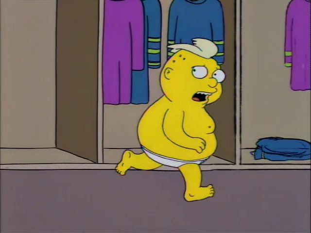 Simpsons_tweets's tweet image. &quot;Don&apos;t make me run. I&apos;m full of chocolate.&quot;