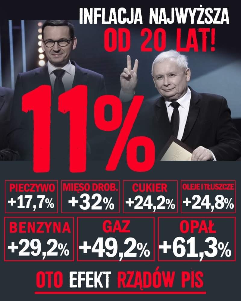 Marek Sowa on Twitter: "PiS = Drożyzna❗ https://t.co/QxYyG67WlG" / Twitter