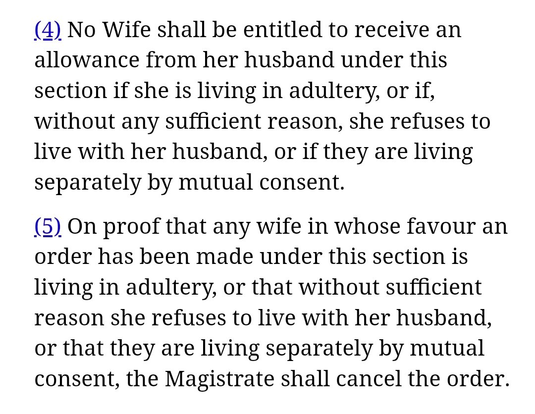 WarOfGenders's tweet image. Honourable #DelhiHighCourt scrapped #Crpc125 by scrapping provision 4 of the so-called #BareAct.

Now, Marriage has become crime wherein #Husband has no remedies/protection from law,

Has to pay penalties for #GettingMarried even to #adulterous #Womxn.
 deccanherald.com/national/north…