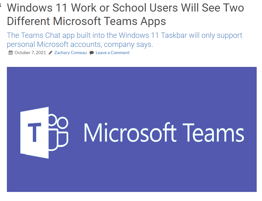 metanymie's tweet photo. LITERALLY WHY THO LIKE
I been clearing my cache like crazy to connect to my work teams and it was just cuz there are 2 microsoft teams apps for no fucking good reason???
AND THE ONLY VISUAL DIFFERENCE IS THE COLOUR OF THE SQUARE?
@MicrosoftTeams why do you hate your users? https://t.co/m5Hkrr5wgQ