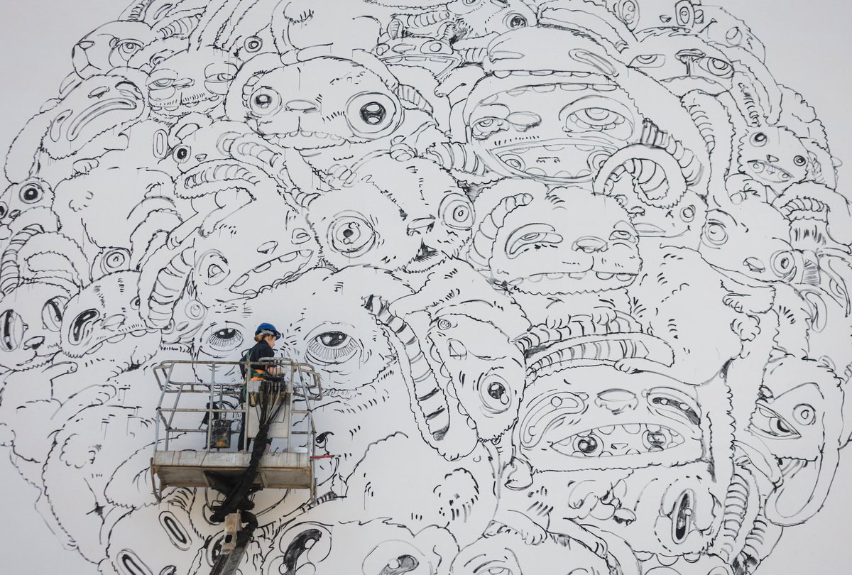 «Il mio murale si mangia lo smog». Inaugura il 22 aprile, Giornata mondiale della Terra, l’installazione dell’artista olandese Nouch nella facoltà di Ingegneria dell’Università di Palermo. Su «la Lettura» in anteprima nell’App, l’articolo di <a href="/mariaegizia/">mariaegizia</a> bit.ly/3EjNC6X