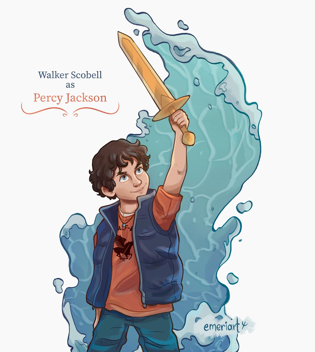 Welcome home to our Percy Jackson, <a href="/walkerscobell3/">Walker Scobell</a> 💙🌊

And happy  #LightningThiefWeek !! <a href="/rickriordan/">Rick Riordan</a> <a href="/camphalfblood/">Becky Riordan 📚 🎬</a> #PercyJackson ⚡️