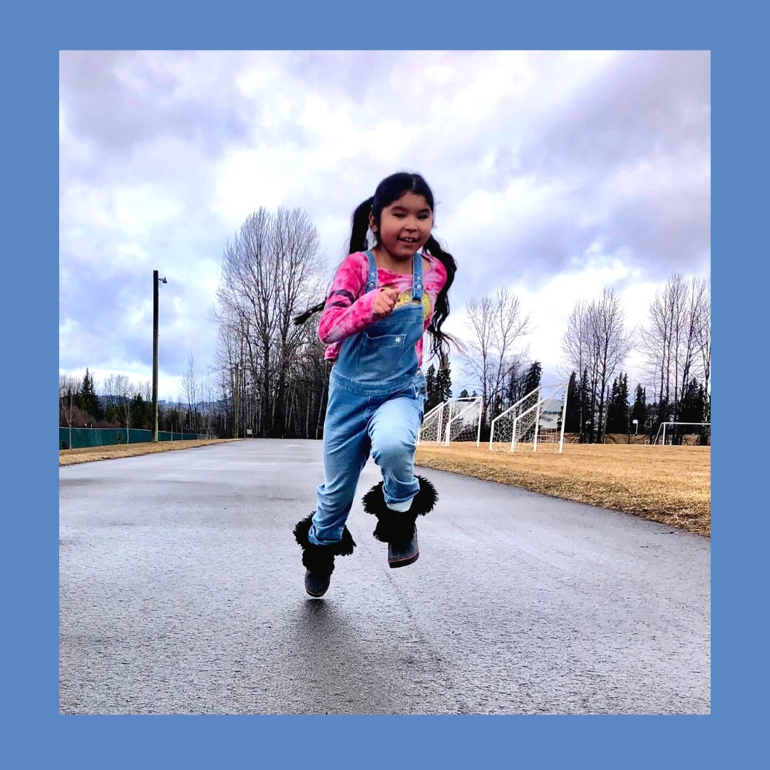 Ready, set, run! Spirit North's spring/summer programs are kicking off across the country. Youth from Lake Babine Nation show us how it's done - charging down the track toward health and wellness with mood-boosting movement! #unstoppable #springishere