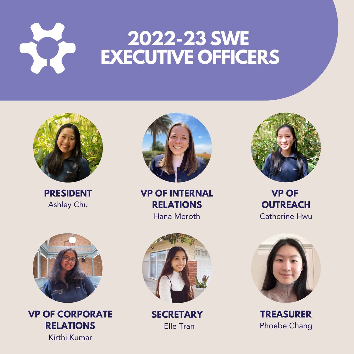 Congratulations to our 2022-2023 Executive Board and thank you to all the candidates for your dedication to SWE!