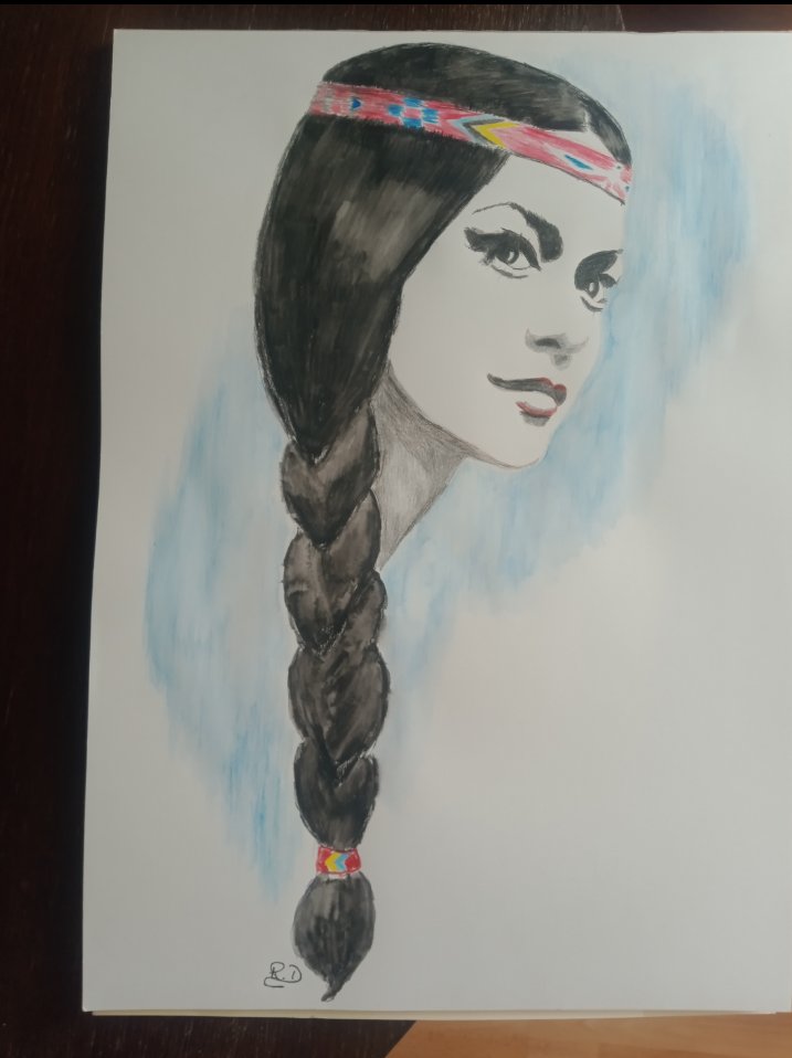 RCydonia's tweet photo. She died last November and I miss her so very much. She was the light in my childhood, therefore I want to honor and remember her with my new drawing!
Rest in Peace, Nscho-tschi! 🌿🌺🌿
❤️🦅🏹
#MarieVersini
#Fanart https://t.co/kKOQoecWMq