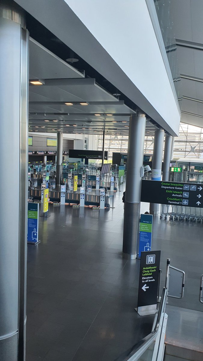 Don't think I have seen Dublin airport this empty. Ever.
#DublinAirport #Traveller #Dublin