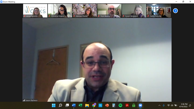 MAWorkforce's tweet photo. Many thanks to @National_Fund's Melissa Kleder and Tom Strong for leading our #GrowingEquity Activating Employers webinar yesterday and including great #wkdev #partnership examples from #Chicago and #SpringfieldMA.@Chi_WF_Funders @Baystate_Health @SpfldWORKS #goodjobs #jobquality https://t.co/VRiqm0DVOM