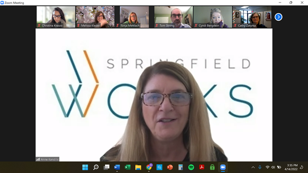 MAWorkforce's tweet photo. Many thanks to @National_Fund's Melissa Kleder and Tom Strong for leading our #GrowingEquity Activating Employers webinar yesterday and including great #wkdev #partnership examples from #Chicago and #SpringfieldMA.@Chi_WF_Funders @Baystate_Health @SpfldWORKS #goodjobs #jobquality https://t.co/VRiqm0DVOM