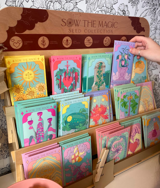 DopaminePlans's tweet photo. Look how gorgeous these seed packets are!! Reminds me of this quote: “Great art picks up where nature ends.” - Marc Chagall https://t.co/PbfFNBjVgZ
