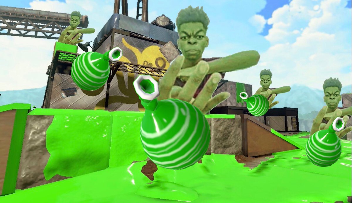POV: You’re playing Splatoon and the enemy is quad burst bombs