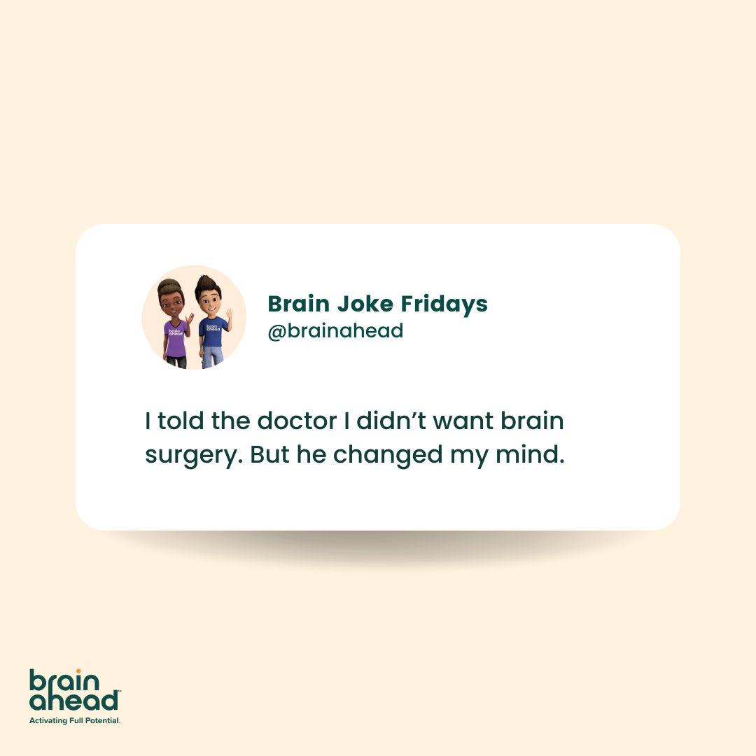 I told the doctor I didn’t want a brain surgery. But he changed my mind 🧠🤭