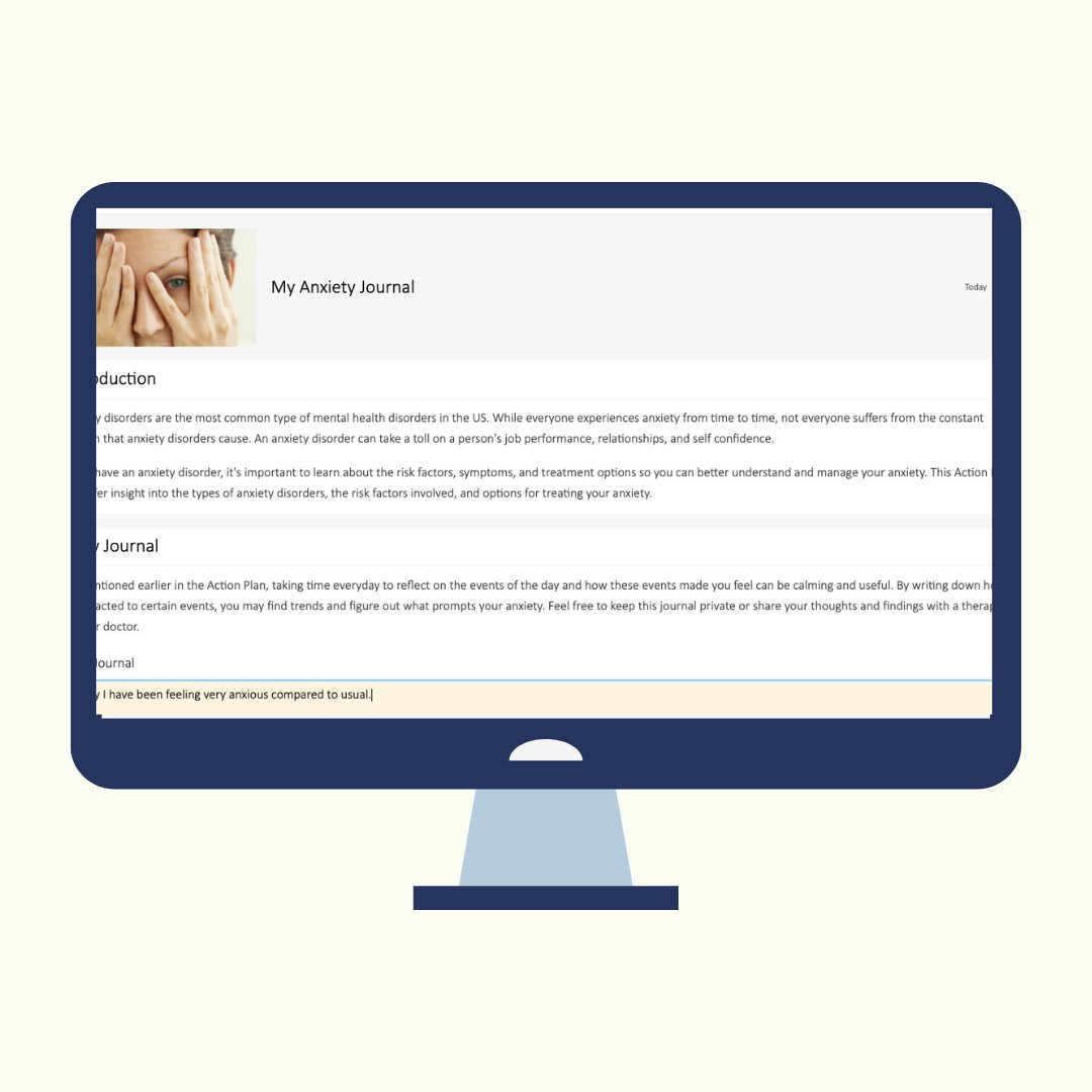 FitangoHealth's tweet image. Anxiety can be overwhelming and can consume our mental energy.  

“My Anxiety Journal” is a guided exercise for a patient’s anxiety journey. As a provider, you can track, monitor, and adjust treatment plans based on your patient’s daily responses

#mentalhealth #featurefridays