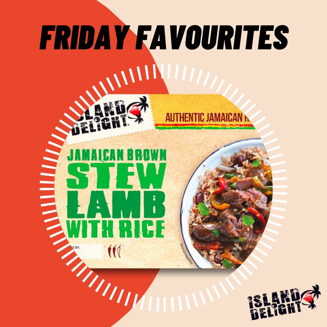 It's a big one this #FridayFavourites!! #StewLamb is a classic in #JamaicanFood, also known as 'Brown Stew'!

Check out the ingredients and nutritional info here island-delight.co.uk/Pattie-Range/s…

#ReadyMeals #Sainsburys #Morrisons #ASDA #Iceland #BrownStew #JamaicanRecipes #BBCGoodFood
