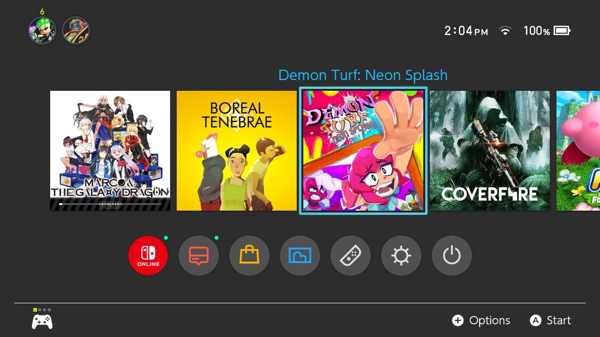 wizrad's tweet photo. You should all take a look at the recent releases and coming soon games on the eshop. Some really promising stuff. Picked up Demon Turf Neon Splash and Boreal Tenebrae among others! #DemonTurf #NeonSplash #BorealTenebrae #Coverfire #NintendoSwitch https://t.co/FCIoSTnhW3