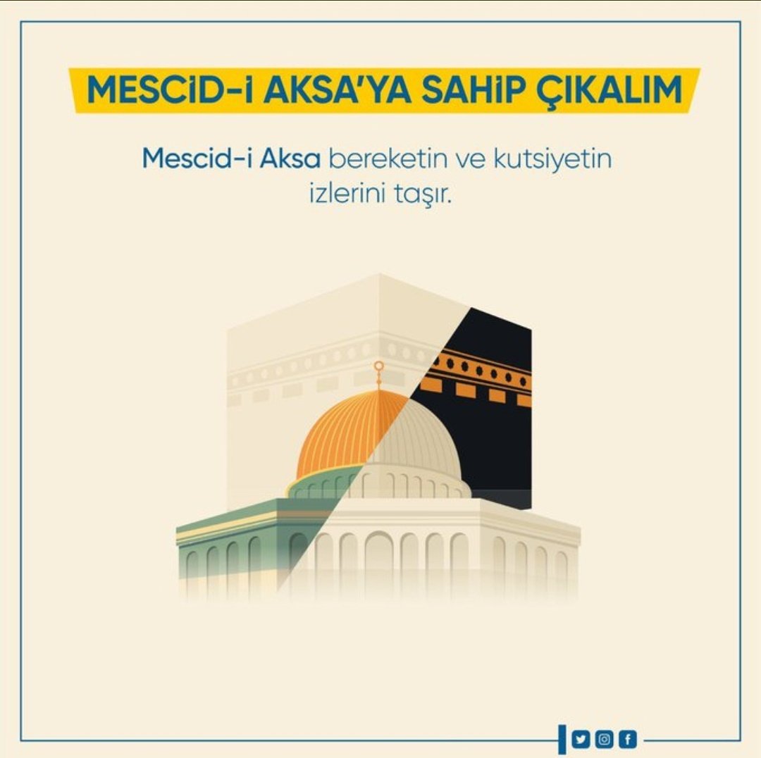 Mescid-i Aksa bereketin ve kutsiyetin izlerini taşır.

#GözümüzKulağımızAksada
#KeepEyeOnAlAqsa
#FreePalestine