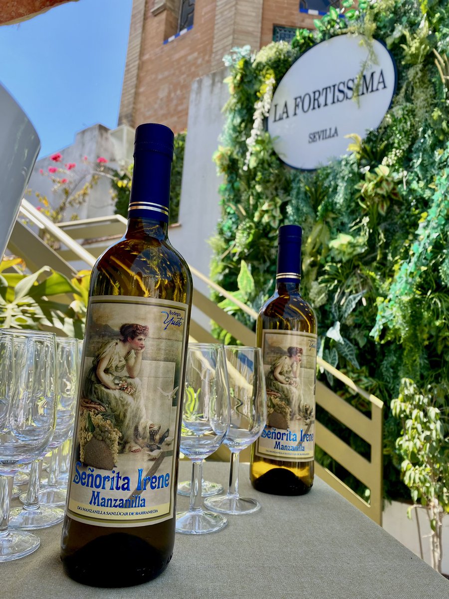 GastroTerraza La Fortissima - Sevilla (@lafortissima) on Twitter photo Hoy ha tocado recibir a nuestros clientes con Manzanilla #SeñoritaIrene de <a href="/BodegasYuste/">Bodegas Yuste</a>
Un producto de altura para acompañar a #lasmejoresvistasdeSevilla un #ViernesSanto
#SSantaSevilla2022 Hoy ha tocado recibir a nuestros clientes con Manzanilla #SeñoritaIrene de <a href="/BodegasYuste/">Bodegas Yuste</a>
Un producto de altura para acompañar a #lasmejoresvistasdeSevilla un #ViernesSanto
#SSantaSevilla2022