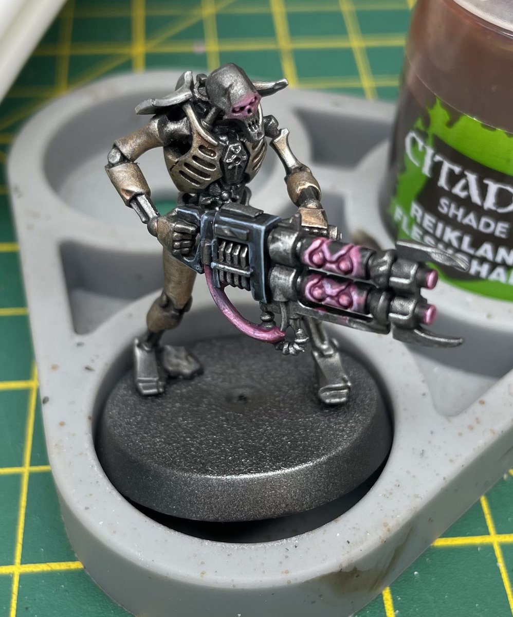 Test mode for a non-AoS side project some of our hobby group took up this year. #pinkgauss (see what I did there…)