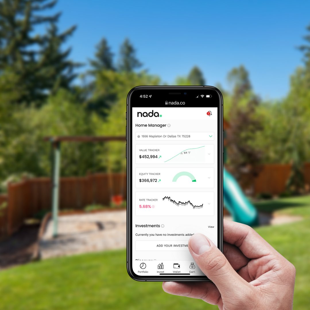 nada_finance's tweet photo. Spend time doing things that matter instead of keeping tabs on ur #home! #Nada created the #HomeManager tool to track ur home's asset value, #equity, & mortgage rate in real time!
SignUp for your FREE Home Manager ----> https://t.co/krT8D5Zcad
#joinnada #homeowner #realestate https://t.co/N9vZkop4AE