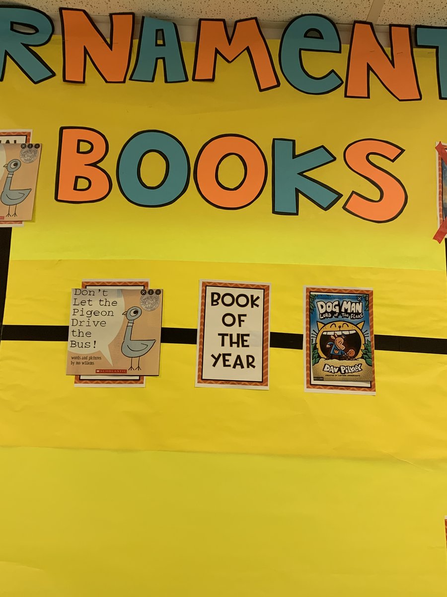 We are down to our final two books in our 1st @millburnmustang Tournament of BOOKS! Which do YOU think will win at our K - 5 school?