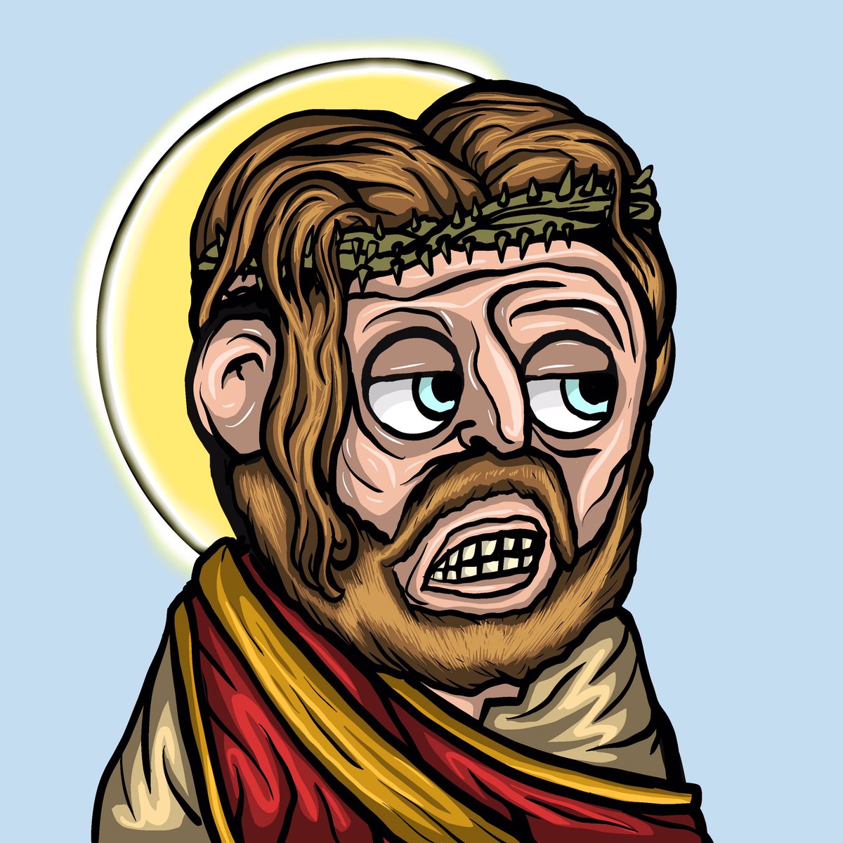 ✨Grumpy Jesus✨
-„Holy Amen.“

✝️Get blessed, get Jesus Christ✝️

jumpnet.enjinx.io/eth/asset/38c0…

💜I wish you all happy Easter💜

 $ENJ #Enjin #Airdrop #NFTClub #GrumpyFaces #NFTcollectible #NFTCommunity #NFTdrop #EnjinNFT #NFTcollectibles #NFTProject