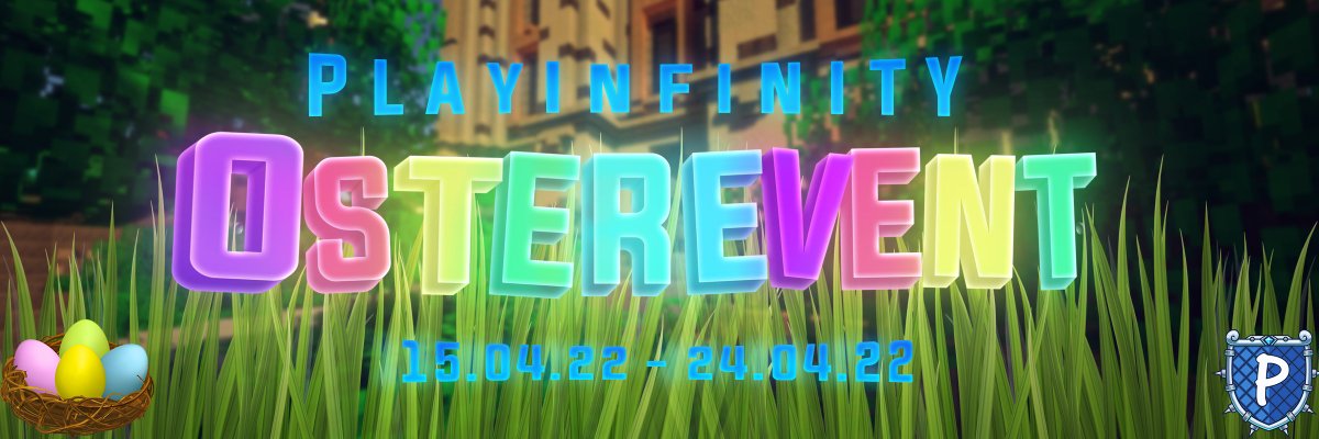 PlayInfinityNET's tweet image. 🅿️ OSTEREVENT 🅿️
🐰 Freut euch auf das Osterevent, welches im Zeitraum vom 15. April bis zum 24. April 2022 stattfindet.
- Osterhasensuche auf der PlayUnity
- 20 % Sale im Shop
- Osterhasenrang im Shop
- und vieles mehr
ℹ️ Alle Infos: playinfinity.de/forum/threads/…