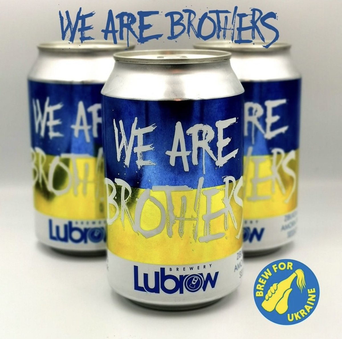 brewkraine's tweet photo. We Are Brothers – Session IPA by Browar Lubrow 🇵🇱
 
All the profits will go to SOS Ukraina via @polskaakcjahumanitarna
 
@brewforukraine #browarlubrow #lubrow #standwithukraine #brewforukraine #brewkraine #slavaukraini #craftbeer #СлаваУкраїні #drinkcraftbeer #drinkbeer https://t.co/0wwDmtRkUP