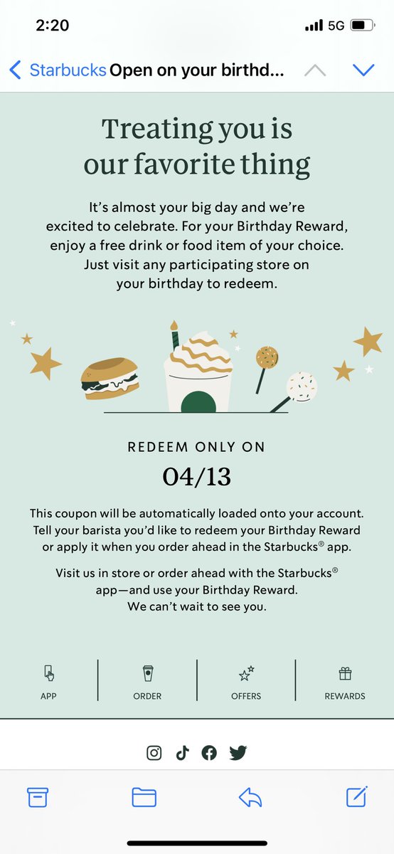 ShaneHunterlive's tweet photo. Shame on @Starbucks! I’ve been loyal for 10+ yrs. It stops today!! Greedy Co. I went to redeem my birthday coffee today, said I couldn’t use it cause past my bday. They had the audacity to use my earned points that I accrued by spending hundreds. I ended buying my own #starbucks https://t.co/2Bq5rOZpCe