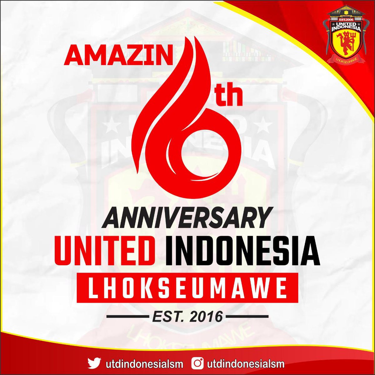 Happy Anniv 6th 🥳

#UnitedTogether 🔴⚫