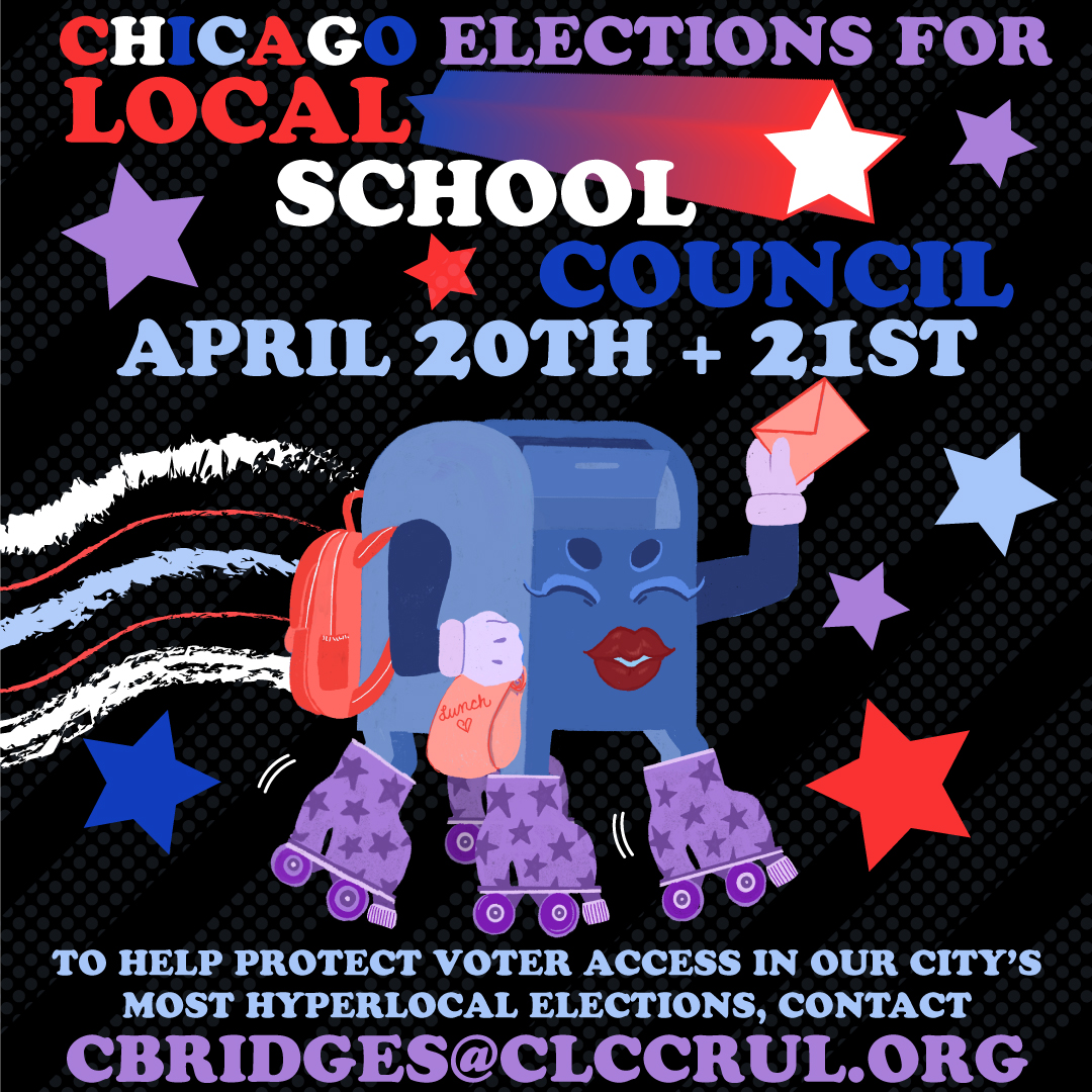 ChgoCivilRights's tweet photo. Your Community. Your School. Your Vote.
Make your voice heard on April 20th & 21st.
For additional information, view the FAQs: https://t.co/u7MoP4NEQL
#2022LSCElections #LSCEmpowerment #2022LSCGOTV #LSCElections
#KnowYourRights https://t.co/IHVEE6t65x