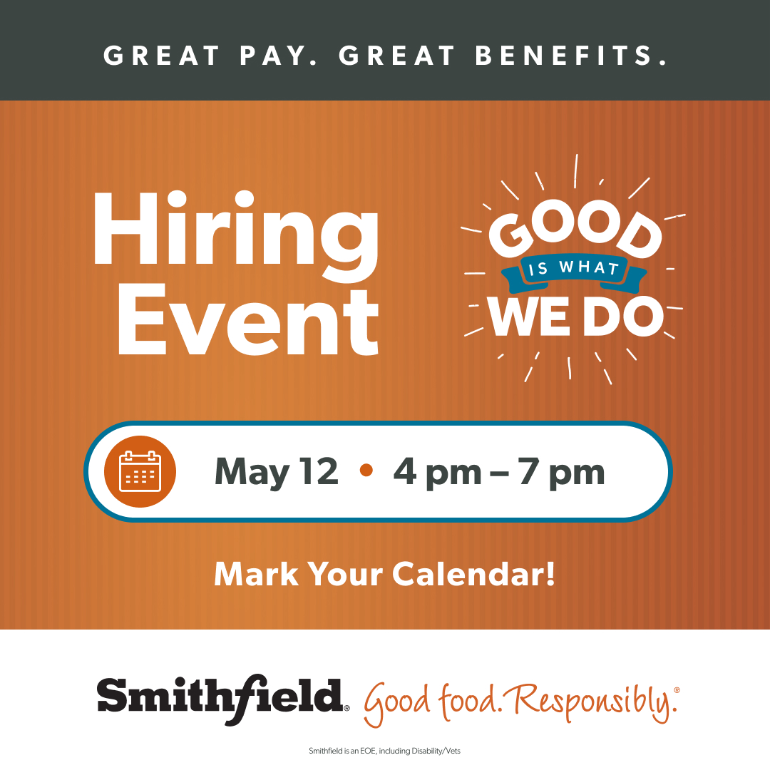 Smithfield Foods on Twitter "Qualified candidates will be offered