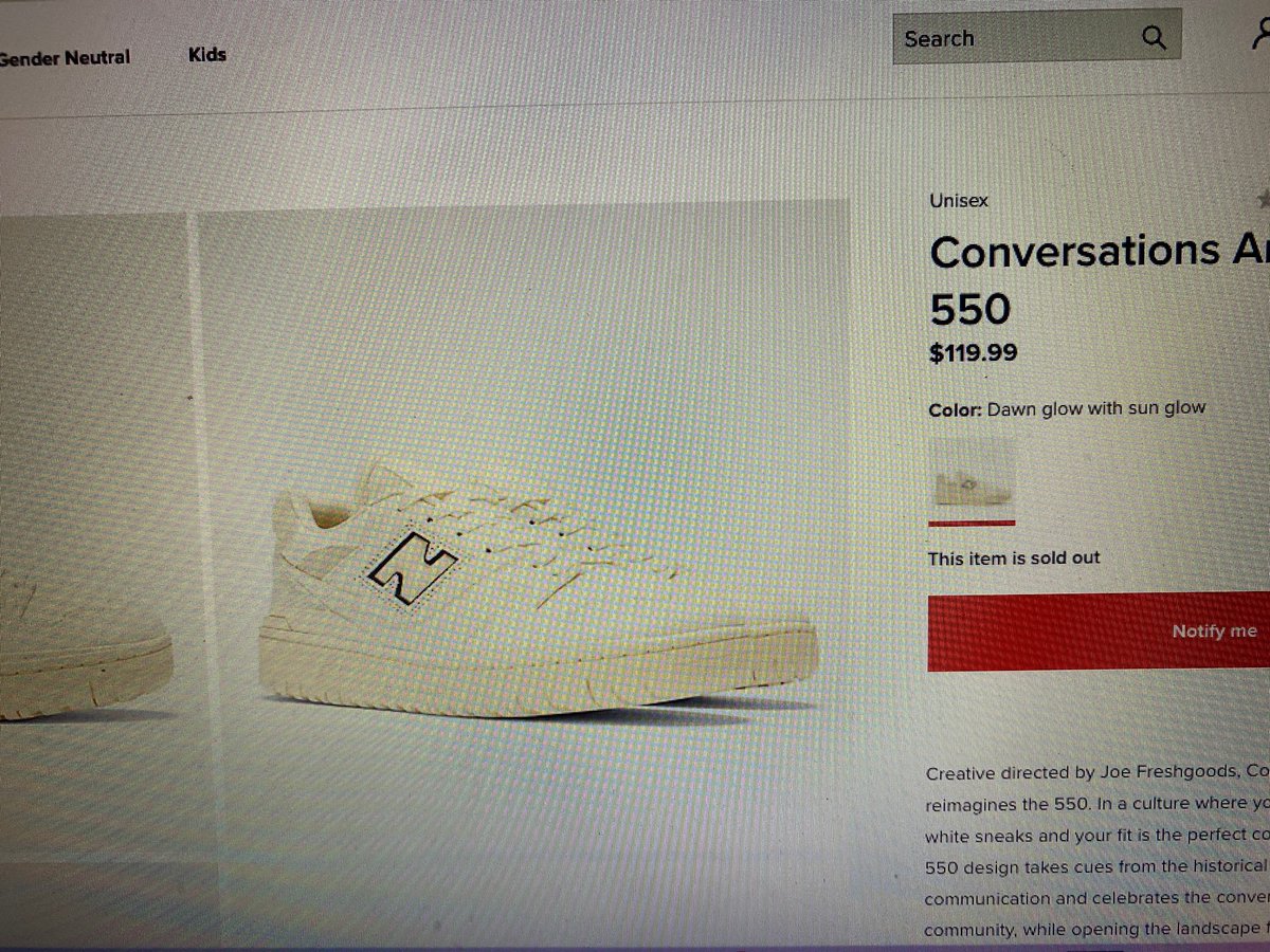 sneakerboy's tweet photo. @SOLELINKS It’s sold out https://t.co/ShaJdPFNYA